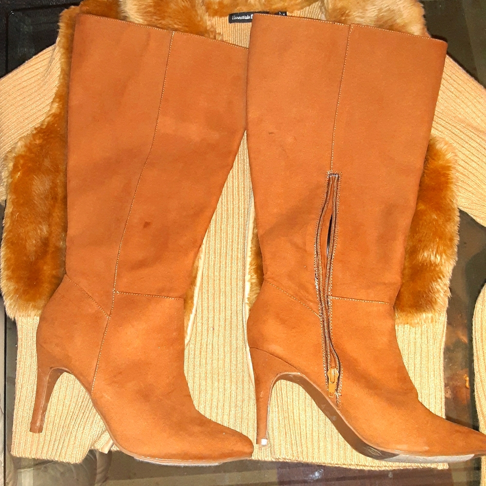 Camel colored boots